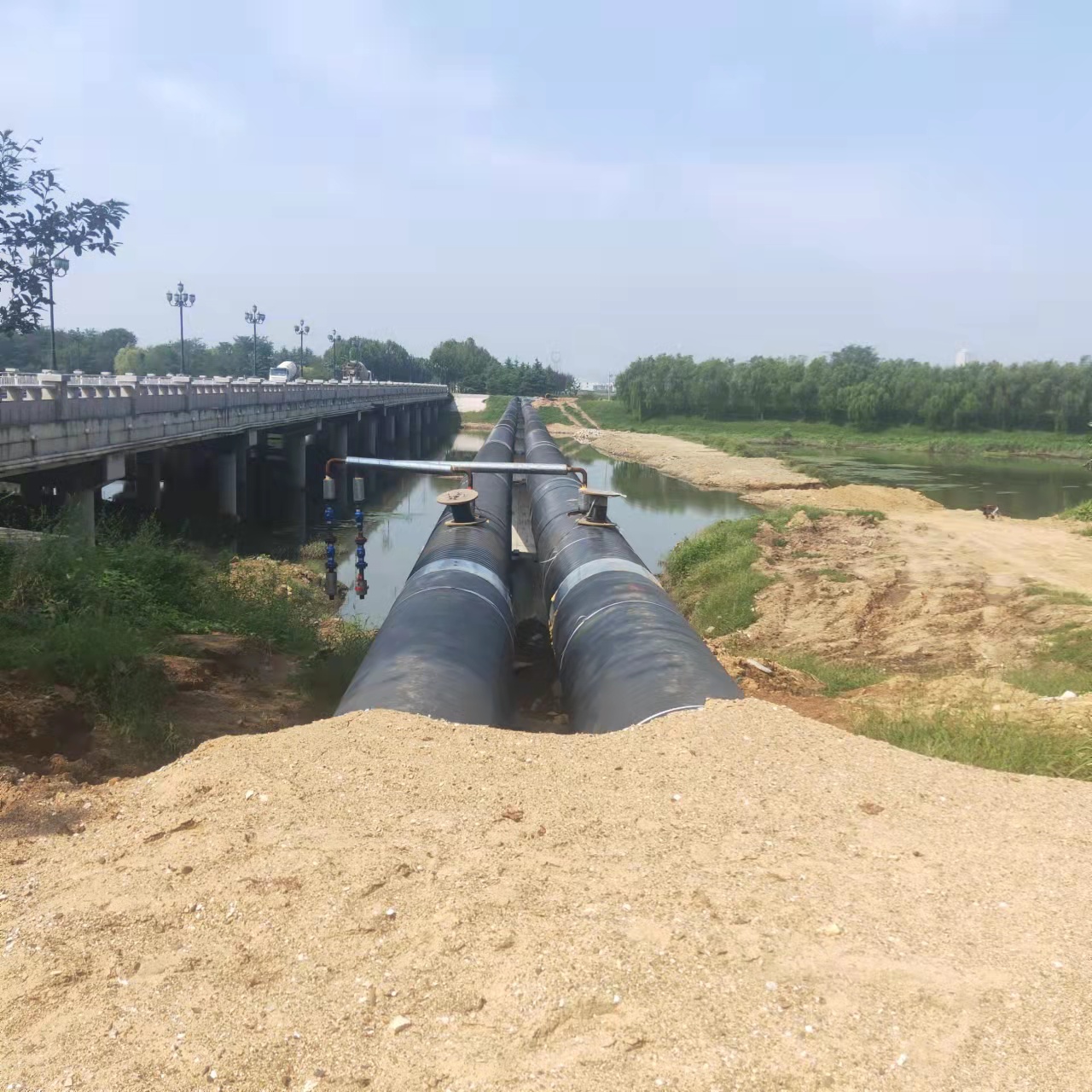延庆西气东输管道施工输油管道清洗
